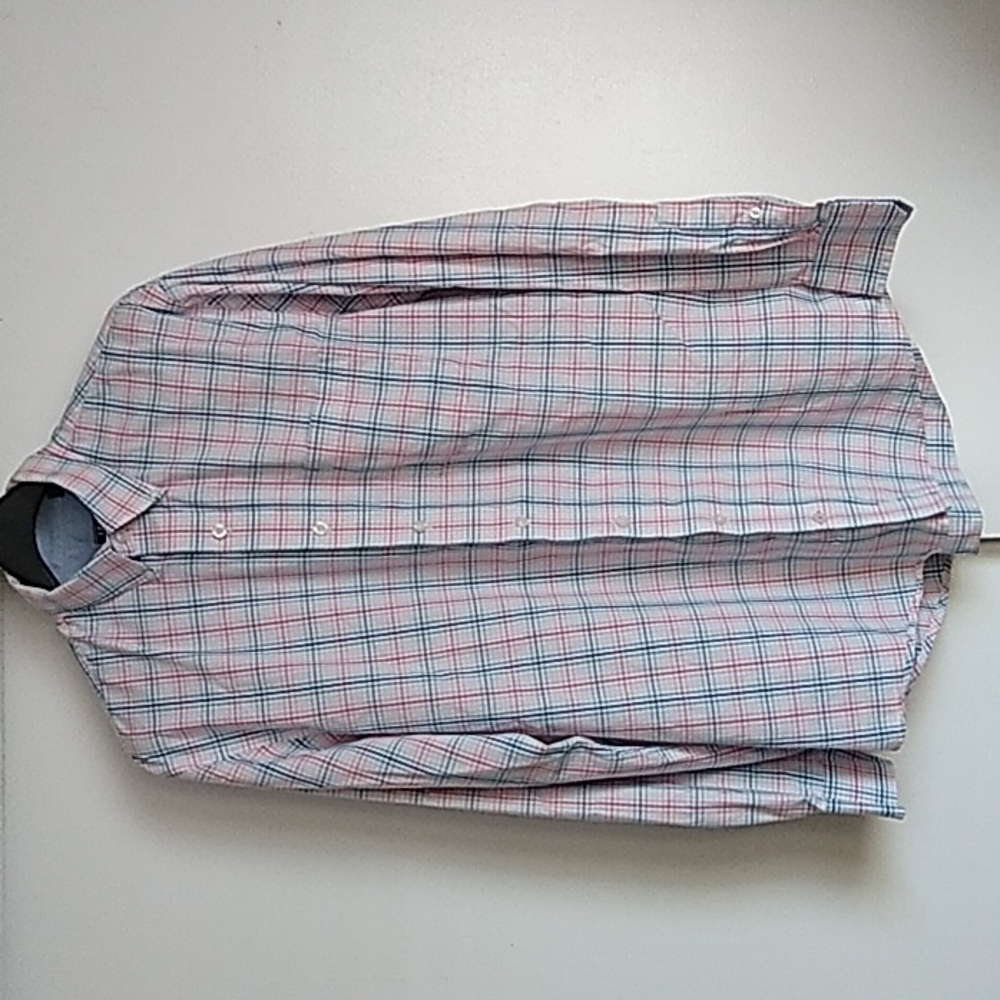 IZOD shirt.szL plaid